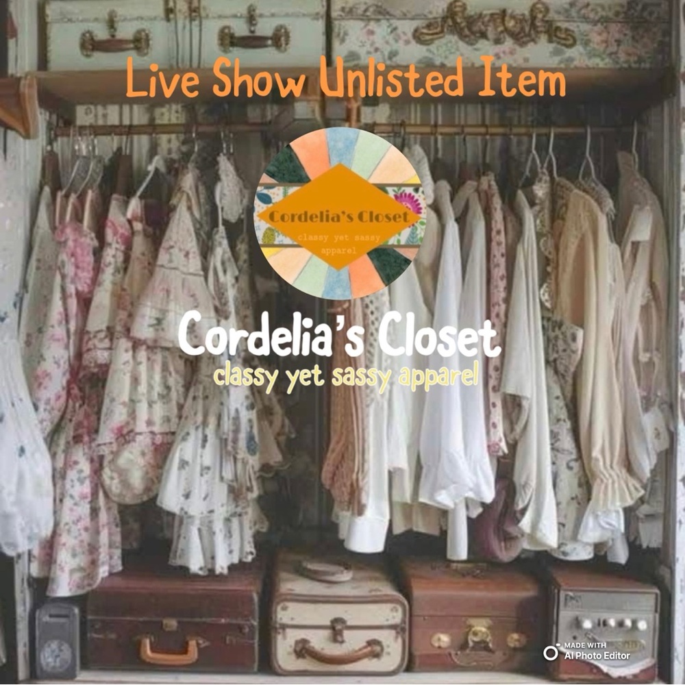 🎀Part 2 Cordelia’s Closet Live Show Unlisted Item
